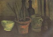 Still Life with Paintbrushes in a Pot (nn04), Vincent Van Gogh